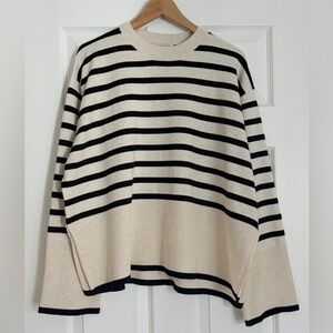 Franklin + Daysi Striped Sweater Size L